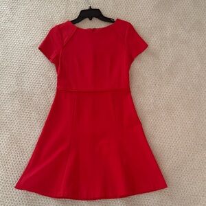 NWT- J Crew Vibrant Red Mini Dress